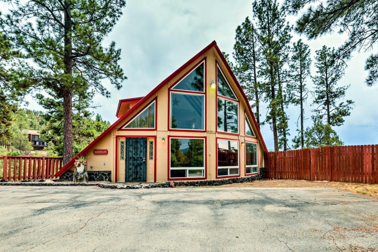 Вілла A-Frame Ruidoso Retreat With Deck, Grill And Views! Екстер'єр фото
